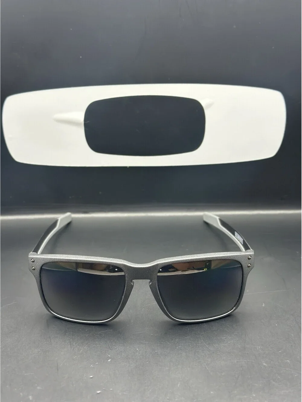 Oakley Holbrook Mix Metal Steel/Prizm Daily Polarized Lenses